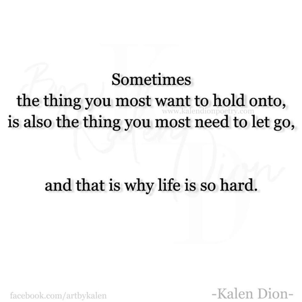 Let go. 